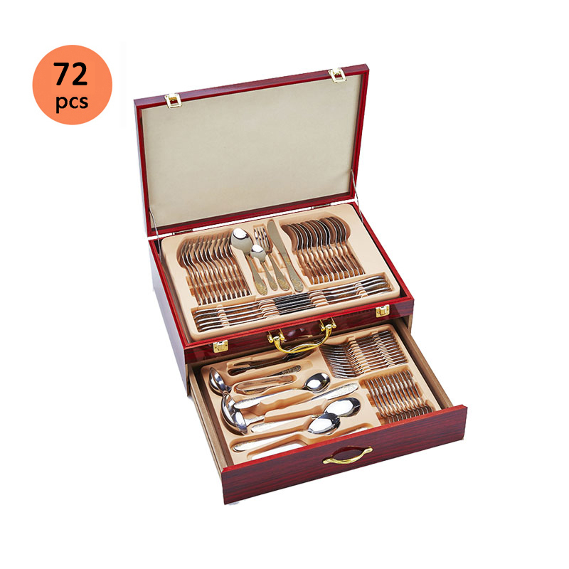 Juego de cubiertos de 72 piezas