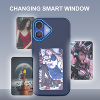 2024 nouveauté bricolage motif NFC affichage intelligent E encre écran couverture de téléphone personnalisé NFC téléphone étui pour iPhone 15 Pro Max 16 Plus étui