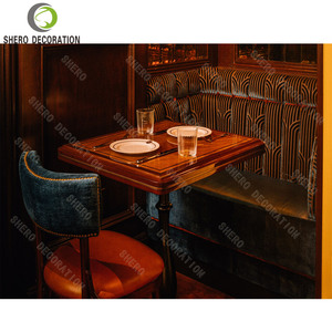 Diseños de Cafetería 3D de Lujo, Muebles de Madera Populares para Cafetería, Muebles de Exhibición Personalizados para Tienda de Bar, Muebles de Servicio para Cafetería - Product Image 5