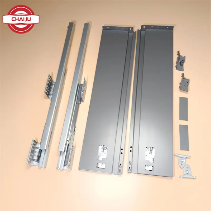 Extensão Completa Slim Soft Fechar Tandem Box Metal Heavy Duty Sistema De Gaveta