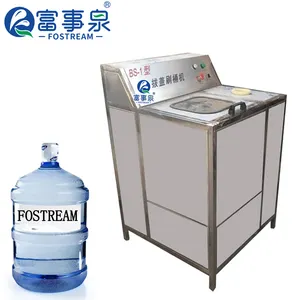 Semi Automatic 20 Liter 20L 5 Gallon Plastic Drum Jar Barrel Water Bottle Rinsing Cleaning Machine
