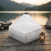 Bâche PE imperméable pour camping extérieur, abri solaire pour pergola de jardin, bâche de protection UV pour camion