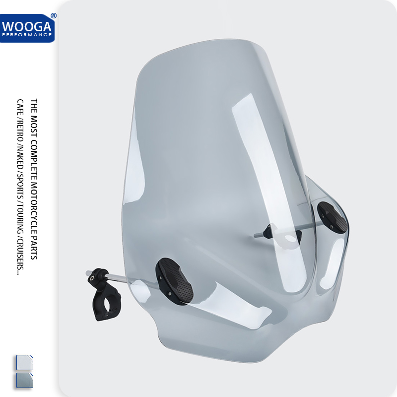 Motorcycle Accessories Universal Touring Windscreen Windshield Wind Screen Deflector Fairing For YAMAHA KAWASAKI SUZUKI HONDA