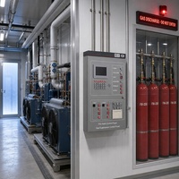 Commande d'essai pour fournisseur : Panneau de commande d'alarme incendie photoélectrique adressable 2 boucles avec détecteur et sirène