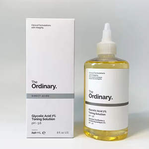 Solución Tonificante con Ácido Glicólico Orgánico, Tónico Exfoliante para Limpiar los Poros y Obtener una Piel Suave, Fórmula en Spray, Eliminación de Puntos Negros - Product Image 1