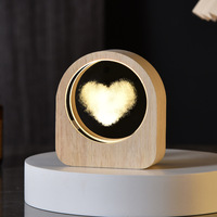 Sinyore MH-TF0259 Vente en gros de cube en cristal K9 vierge, modèle 3D du système solaire et de la lune, presse-papiers gravé au laser, souvenir sur le thème de l'amour