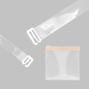 Invisfeel tùy chỉnh Silicone đàn hồi Áo ngực có thể tháo rời dây đeo cổ đàn hồi rất nhiều rõ ràng Áo ngực dây đeo vai trong suốt - Product Image 6