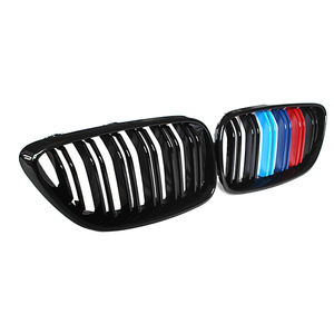 F22 <span class=keywords><strong>M</strong></span> Stijl Gloss <span class=keywords><strong>M</strong></span> Kleur Auto Abs Grill Voor Bmw 2 Serie F22 F23 2014-2016 Dubbele Lijn Nier Bumper Grille - Product Image 2
