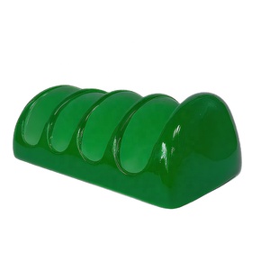 Moderno y Exclusivo Porta Tacos de Porcelana Roja Ecológica y Duradera con Logotipo Personalizado para Uso en el Hogar o Restaurantes, Diseño Mexicano Festivo - Product Image 4