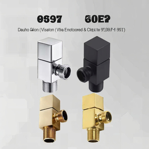 Modern Brass Angle Valve Water Control Valve With Easy Installation For Bathroom Sink Faucet Fixtures - Product Image 3