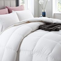 Couette matelassée en duvet et plumes naturelles pour la maison