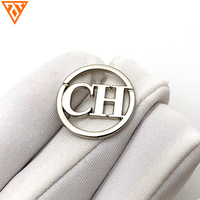 Alliage de zinc pendentif clé blanc peinture logo conception personnalisée charme métal bijoux étiquettes pour colliers