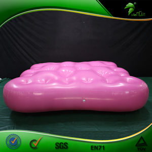 Cama <span class=keywords><strong>Inflable</strong></span> <span class=keywords><strong>Gigante</strong></span> Rosa Muy Suave en Oferta, Colchón <span class=keywords><strong>Inflable</strong></span> de PVC para Recostarse - Product Image 5