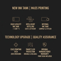 Imprimante jet d'encre couleur Epson EcoTank L3219 A4 originale, 3-en-1 multifonction, technologie sans chaleur, impression, numérisation, copie, imprimante de bureau