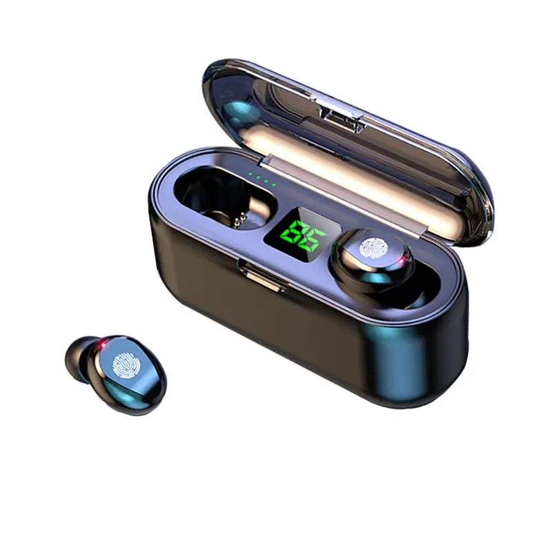 F9 Mini TWS 5.3 Wireless Earbuds Earphone Bluetooth headphones Sports Gaming Headset With 2000mAh LED Display For Mobile Phone