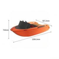 Bateau à moteur électrique miniature de haute qualité, vitesse rapide, nouveau design, bateau de karting sans batterie