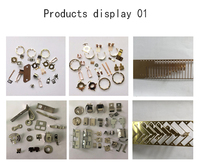 Rondelles d'emboutissage pour prises, Accessoires de prise, Pièces de traitement, Clips à ressort, Joints, Clips à ressort conducteurs métalliques, Connecteurs