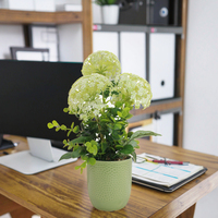 Tizen Factory – Branches de fleurs d'hortensia artificielles réalistes de haute qualité, faites à la main, imperméables, plantes artificielles modernes