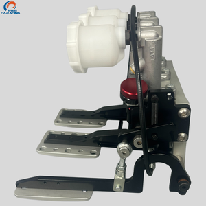 Nouvel ensemble de pédales de course réglables en aluminium CNC pour boîte de vitesses à 3 pédales, montage au sol, avec maître-cylindre de frein à décalage de freinage réglable pour - Product Image 6