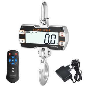 Digitale Schwerlast-Hakenwaage <span class=keywords><strong>1000</strong></span> <span class=keywords><strong>kg</strong></span> 2000 <span class=keywords><strong>kg</strong></span> Kranwaage LCD LED-Anzeige mit Fernbedienung OEM - Product Image 1