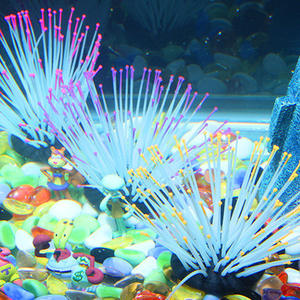 Fabricant en gros de décorations de réservoirs à poissons en silicone, méduses artificielles lumineuses, anémones de mer, aménagement paysager d'aquarium, corail marin - Product Image 4