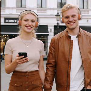 หู<span class=keywords><strong>ฟัง</strong></span>ไร้สายสุดเท่ห์ รองรับการใช้งานแบบเชื่อมต่อ 2 หรือ 99 คน แชร์เพลง/<span class=keywords><strong>การ์ตูน</strong></span>/ภาพยนตร์ได้ 1 เครื่อง - Product Image 6