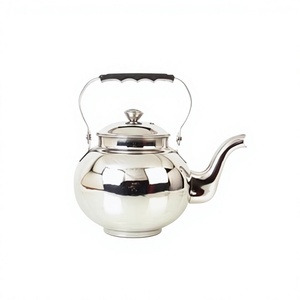 Premium Eco-Friendly Stainless Steel Classic Mirror Finish Tea Kettle Handle <b>Lid</b> Whistling Boiling Water Tea Making Home - Product Image 1