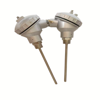 Transmisor de Temperatura PT100 4-20mA, Sonda Impermeable, Sensor RTD, Termómetro para Petróleo, Gas, Líquidos Químicos, Vapor