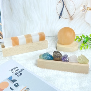 Lámpara de Cristal de Diseño Nuevo al por Mayor, Cristal en Bruto para Bricolaje, Energía Curativa, Meditación, Luz Ambiental, Juego de Regalo en Caja - Product Image 2