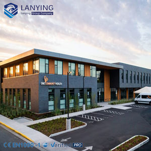 Entrepôt préfabriqué en structure légère en acier avec services de soudage et de découpe sur mesure pour usine - Product Image 2