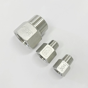 WAKAMATSU 304 адаптер для фитинга труб из нержавеющей стали G 1/2 "с наружной резьбой X 1" NPT Женский шестигранный редуктор - Product Image 3