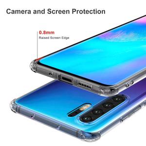 Flessibile di Gomma Trasparente Molle Del Respingente di TPU Shock Absorbing Copertura Della Cassa <span class=keywords><strong>Smartphone</strong></span> <span class=keywords><strong>per</strong></span> <span class=keywords><strong>Huawei</strong></span> P30 Pro - Product Image 2
