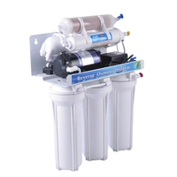 5 ensemble de filtration d'eau à 7 étapes PP PP + GAC CTO RO/UF T33 systèmes d'ultrafiltration par osmose inverse pour usage domestique