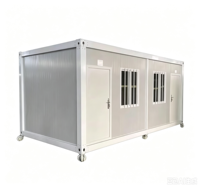 Maison préfabriquée modulaire en conteneur, pliable et portable, pour restaurant, garage ou entrepôt