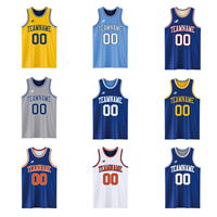 Maillot de basket réversible, design bicolore pour un assortiment polyvalent des équipes lors des tournois et des événements