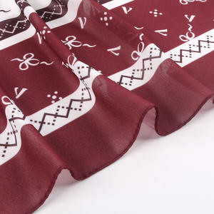 2025 nouveau haute qualité imprimé Satin en mousseline de soie aquarelle pierre imprimé Modal Hijab foulards impression numérique soie - Product Image 4