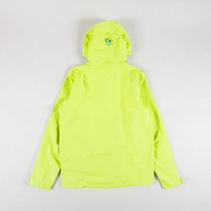 Giacca a Vento con Cappuccio Verde Fosforoso, Giacca Outdoor Impermeabile e Antivento - Product Image 3
