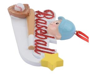 Joueur <span class=keywords><strong>de</strong></span> Baseball personnalisé garçon, ornement <span class=keywords><strong>de</strong></span> noël, ornement <span class=keywords><strong>de</strong></span> Baseball, ornement <span class=keywords><strong>de</strong></span> sport avec <span class=keywords><strong>nom</strong></span> pour équipe <span class=keywords><strong>de</strong></span> Baseball - Product Image 2