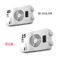 Lampe de poche LED RVB 25W pour selfie, lumière d'appoint portable pleine couleur rechargeable pour caméra, idéale pour la vidéo en intérieur
