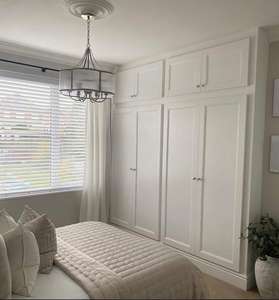 BALOM Armoire en bois sur mesure, nouveau design 2025, plusieurs styles, fournisseur de meubles de chambre à coucher, armoire - Product Image 3