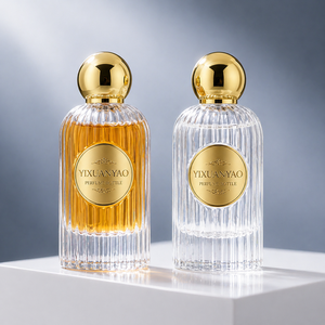 Etiqueta Personalizada, <span class=keywords><strong>Botella</strong></span> de Perfume de Vidrio Cosmética Negra de Lujo de 50 ml y 100 ml, Vacía, para Pintura o Colorante, con Tapa de Plástico y Caja de Empaque - Product Image 3