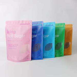 ถุงบรรจุภัณฑ์ขนมขบเคี้ยวแบบตั้งได้ ซิปล็อค ผิวสัมผัสนุ่ม สำหรับใส่ลูกอม เยลลี่ อาหาร พร้อมหน้าต่างใส ขั้นต่ำ 500 ชิ้น - Product Image 3