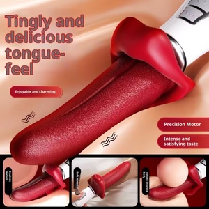 Juguetes Sexuales Vibradores con Forma de Lengua de Silicona Suave Realista para Estimulación del Punto G y Clítoris para Mujeres - Product Image 4