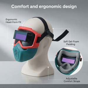 Casco de Soldadura Avanzado Biyoti BYT-WH07 con Lente de Oscurecimiento Automático, <span class=keywords><strong>Protector</strong></span> para Soldadura MAG, MMA, Plasma y Gas - Product Image 3