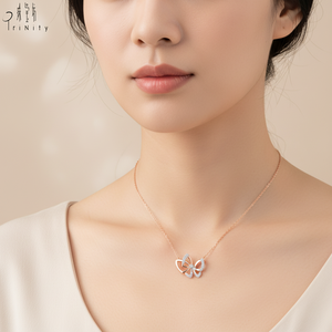 Most Popular Charms Custom Butterfly Pendant <b>Necklace</b> Different Designs Jewelry 18K Solid Gold Natural Diamond Pendant <b>Necklace</b> - Product Image 4