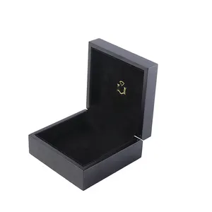豪华定制黑色翻盖礼品盒纸纸板首饰盒包装盒手表盒