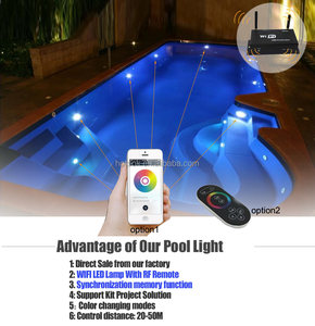 RGB Wifi control inalámbrico LED <span class=keywords><strong>piscina</strong></span> luz subacuática DC12V Foco - Product Image 6