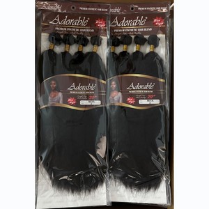 Lot de 4 mèches synthétiques <span class=keywords><strong>Miya</strong></span> en fibres résistantes à la chaleur, qualité supérieure, texture raide crépue, densité 200%, vente en gros - Product Image 6