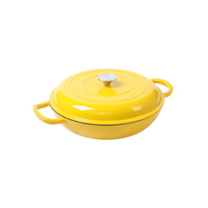Ensemble de casseroles non toxiques en <span class=keywords><strong>fonte</strong></span> <span class=keywords><strong>émaillée</strong></span> de qualité supérieure de 5 pièces allant au lave-vaisselle pour la cuisine familiale - Product Image 5