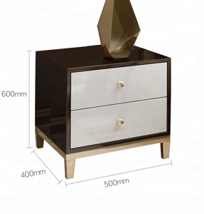 Kim loại khung gương đầu giường bên bàn đêm đứng vàng sang trọng giá rẻ Antique trắng đen đồ nội thất nhà đồ nội thất phòng ngủ - Product Image 6